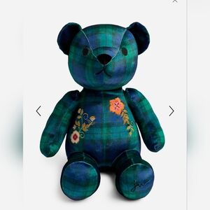 Johnny Was - Mingo Plaid Foral Embroidered Bear